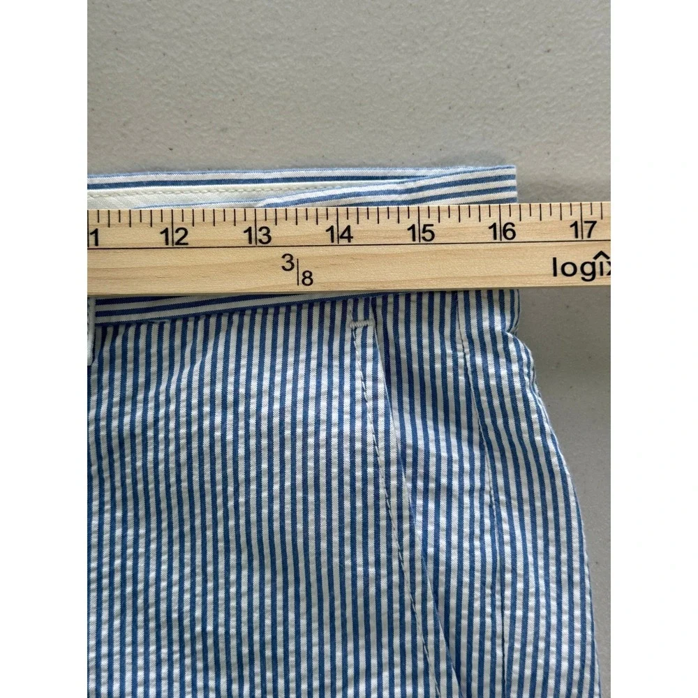 Brooks Brothers Shorts 32‎ Blue White Seersucker Watermelon Preppy Casual 10